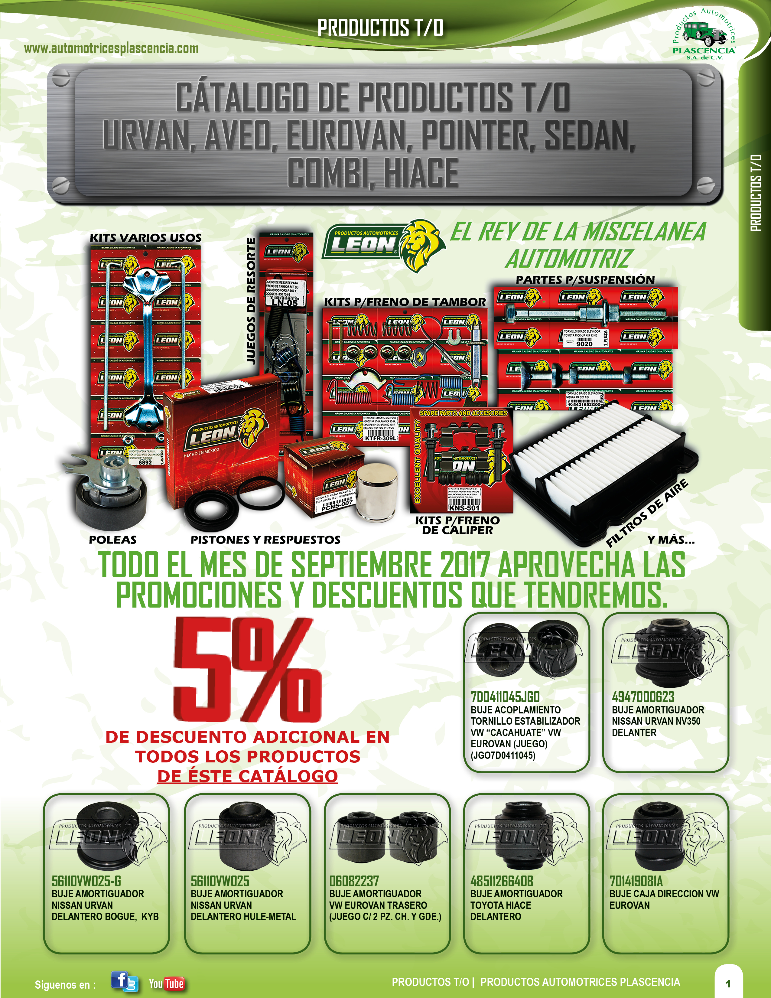PRODUCTOS T/O